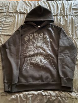 Sp5der hoodie phantom web black V2