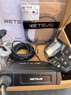 GMRS Mobile Radio Retevis RA86 Repeater NOAA Dual Speaker