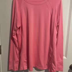 Danskin Now Size XL 16-18 Pink Long Sleeve