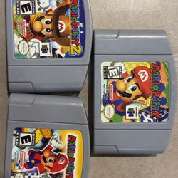 Nintendo 64 Mario Party 1 2 3 