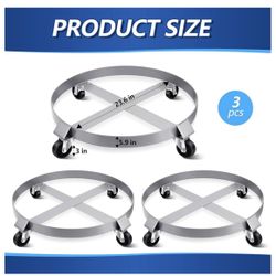 Brand New 3 Pcs Drum Dolly 