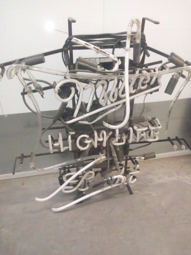 Miller "High Life" Neon Sign (Broken, Needs Repair)