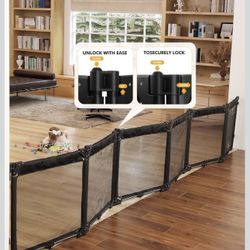 Indoor 6 Panel Foldable Fence