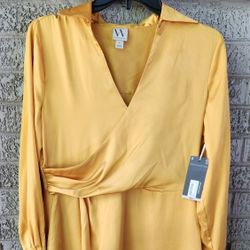 Small Worthington Gold Dress