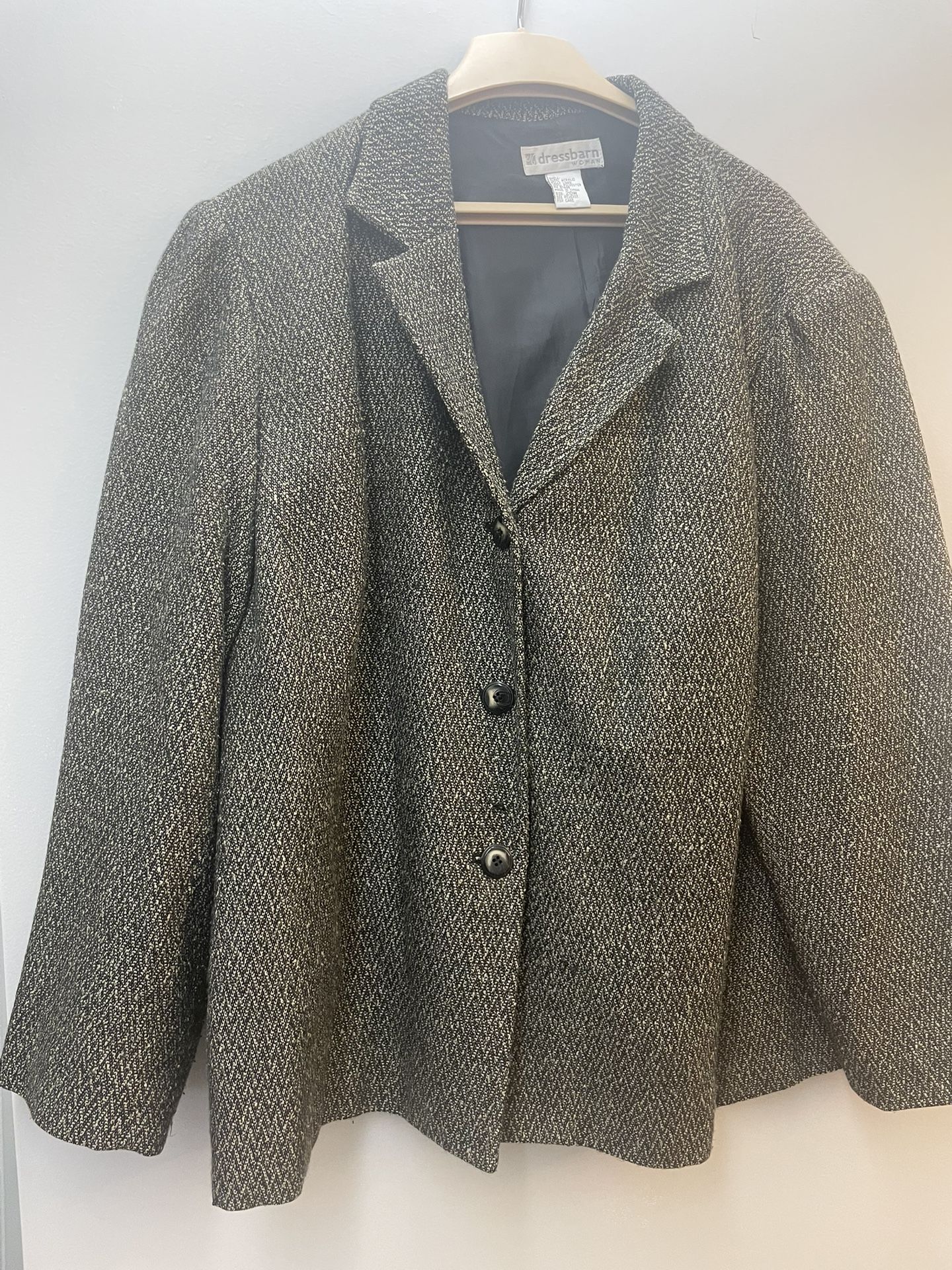 Women’s Black Tweed Blazer