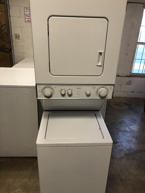 Whirlpool stackable washer and dryer set , one year ...