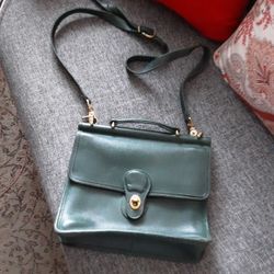 Beautiful Green Leather Handbag