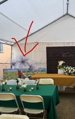 Giant Purple Flowers for Decoration with Stand