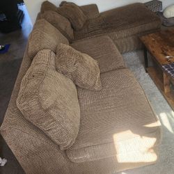 1 Sectional And Matching Couch