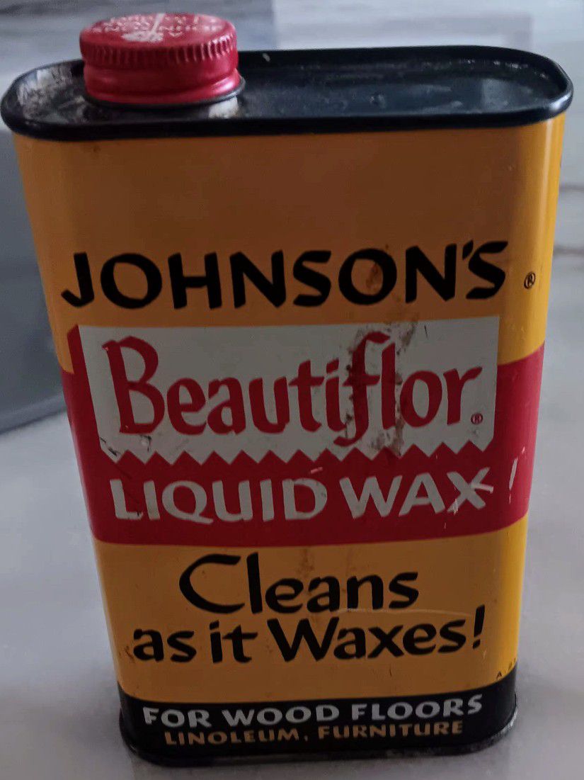 Vintage Johnsons Beautflor Liquid Wax 1 Pint