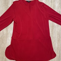 Ralph Lauren Red Stretchy Tunic