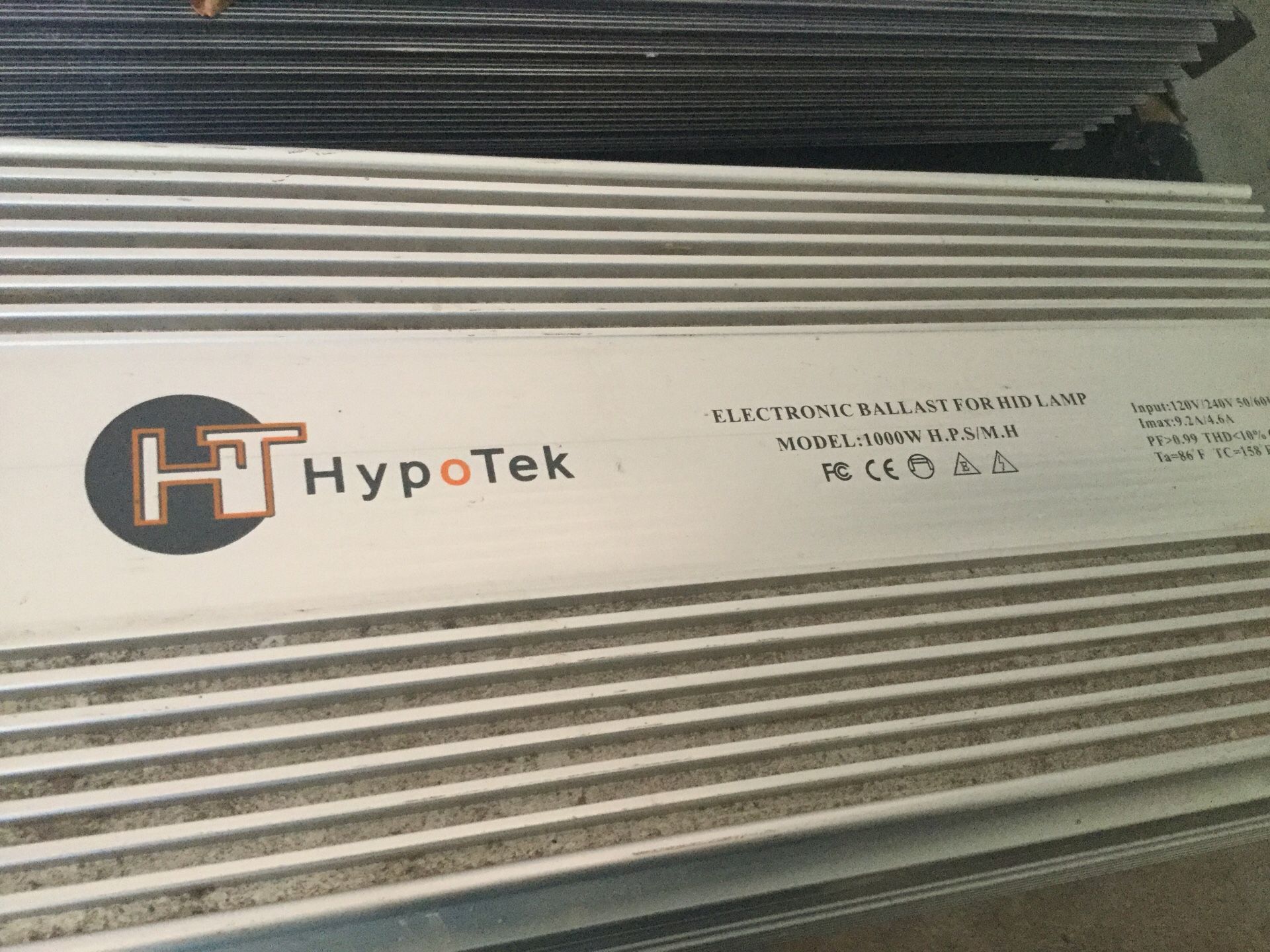 Hypotek electronic ballast for hid lamps 1000 W