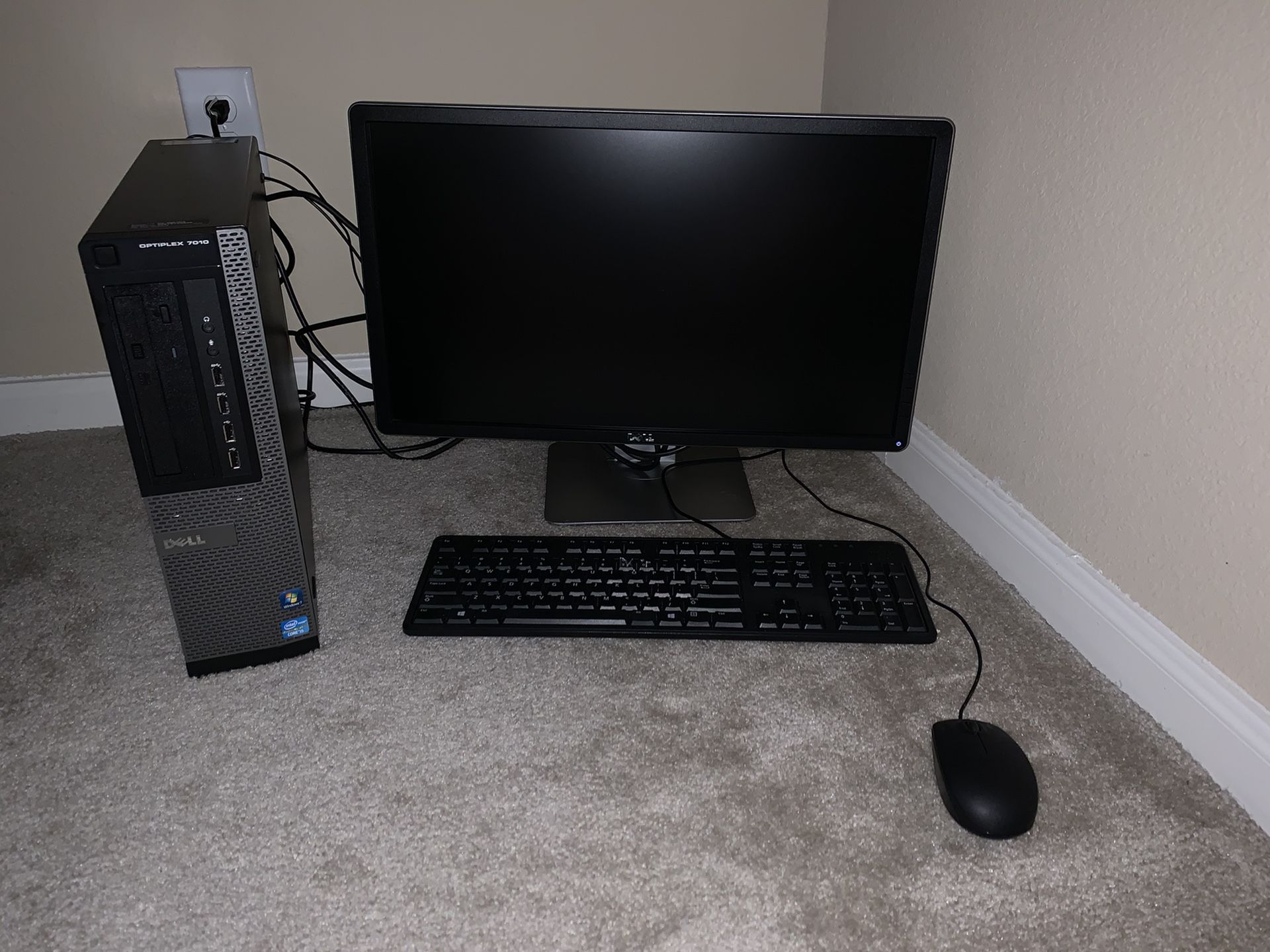 Dell Optiplex 7010 W10 Pro, i5, 8GB, 1TB w/ 23” monitor P2314Ht
