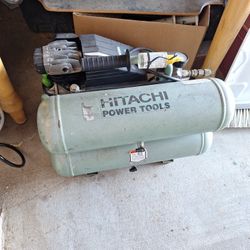 Hitachi Dual Tank Air Compressor 