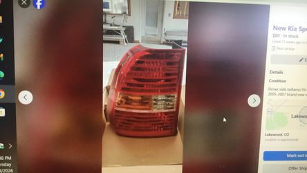 New Kia sport tail lamp