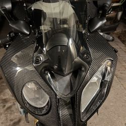 09-14 BMW S1000RR Front Cowl Carbon Fiber Fairing 