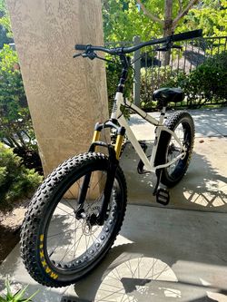Custom built 33 inch fat tire bike