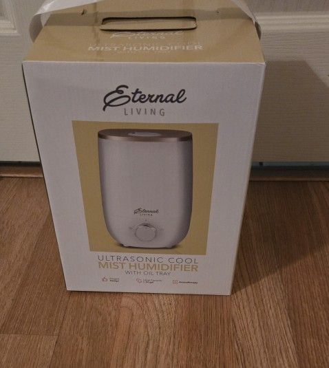 Ultrasonic Cool-Mist Humidifier w/Oil Tray