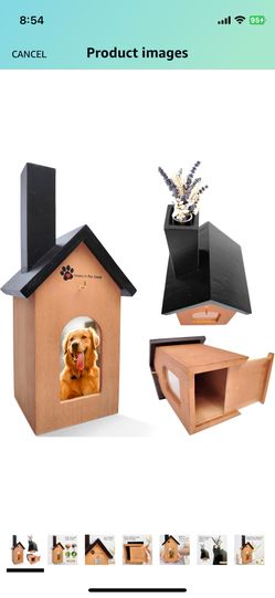 New Dog Memorial Frame with Photo Slot and Keepsake Box Sympathy Gift for Loss of Dog