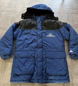 MLB Seattle Mariners Long Coat Youth XL 18/20 Majestic Authentic X-Large Hood