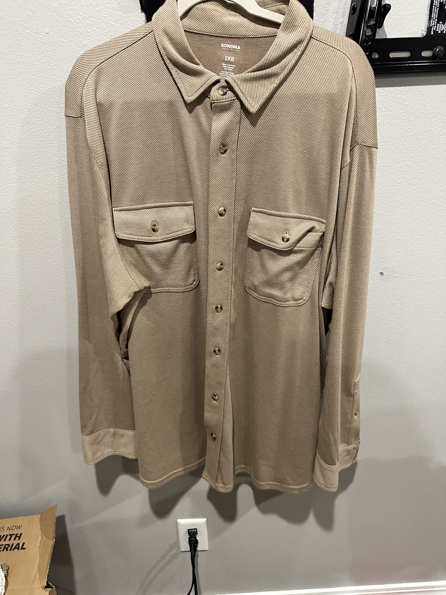 Sonoma Big And Tall Button Up Shirts Size 2XB