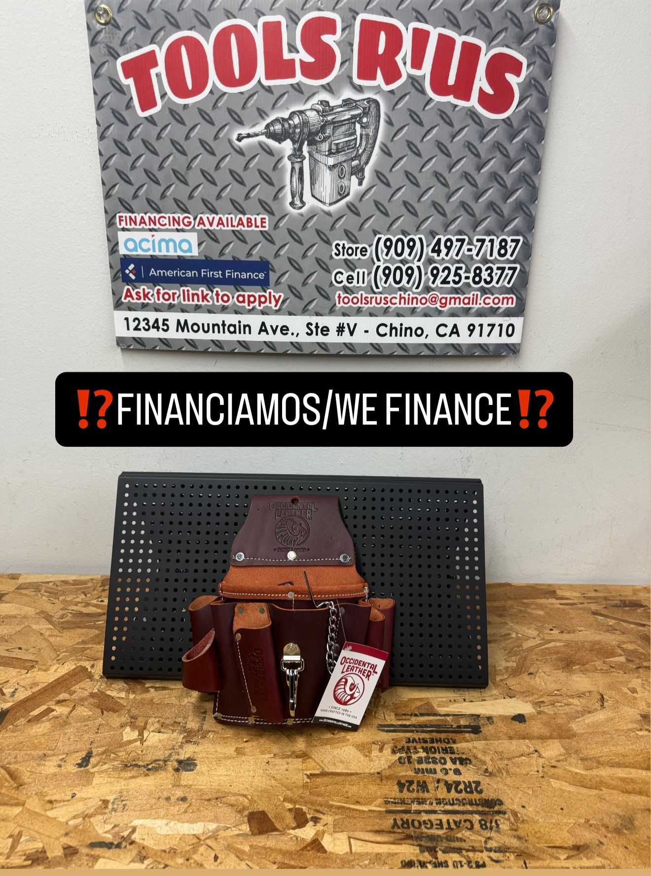 5500 OCCIDENTAL LEATHER Electricians Tool Pouch**(FINANCIAMOS/WE FINANCE)**