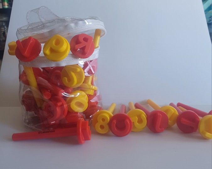 Lakeshore Dough Stampers Alphabet & Numbers