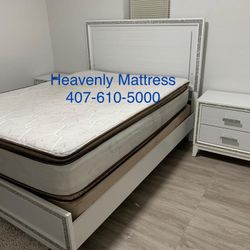 Queen & King Bedroom Set With Led Lights, From $39 Down 