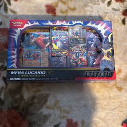 Pokémon Mega Lucario EX Figure Collection / Pokémon Mega Evolutions Phantasmal Flames Cards