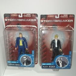 Alex Rider  & Darrius Sayle Stormbreaker Action Figure 2004 Jazwares 