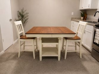 Dining Table Set with 2 Chairs