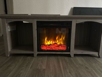 Electric Fireplace TV Stand Console (55inX22in)