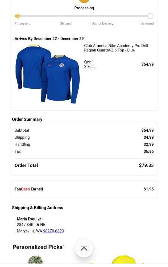 Club America Long Sleeve