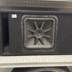 Kicker L7R series square car subwoofer