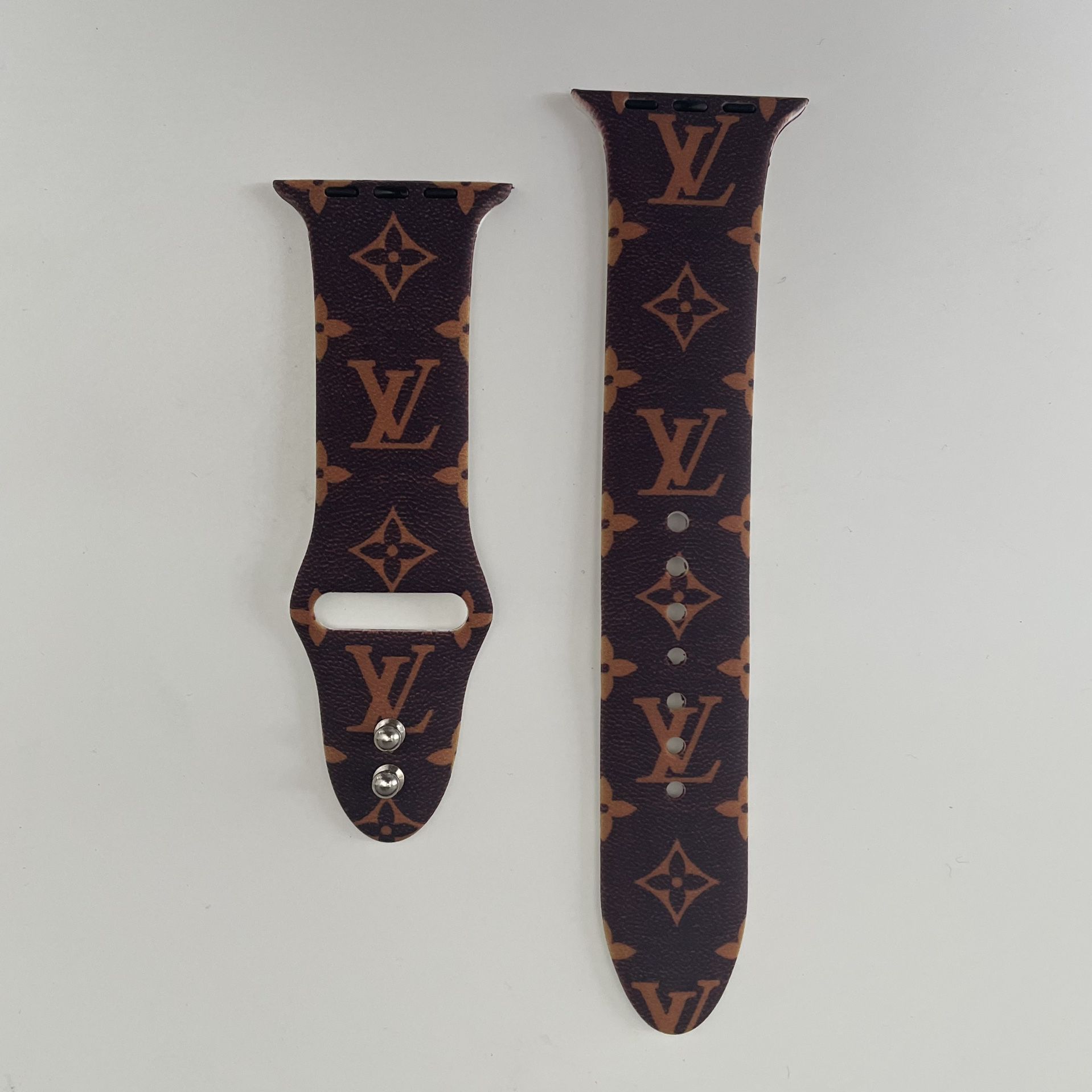 Classic Monogram Louis Vuitton Silicone Apple Watch Band for