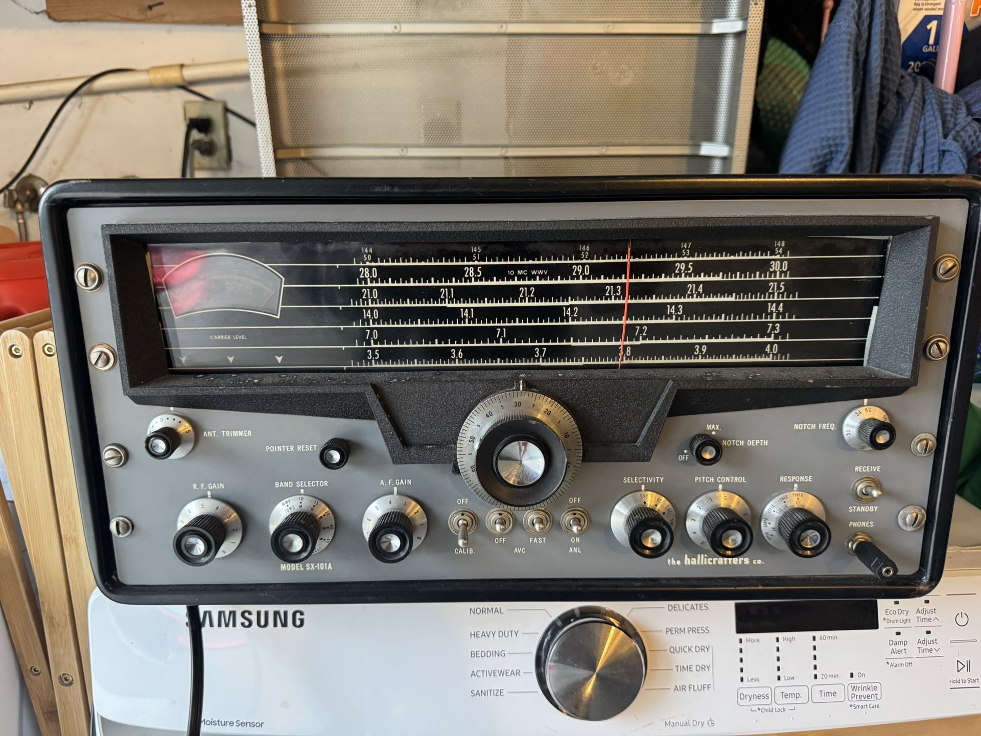 Hallicrafters SX-101 Radio Receiver Vintage Ham Radio Equipment