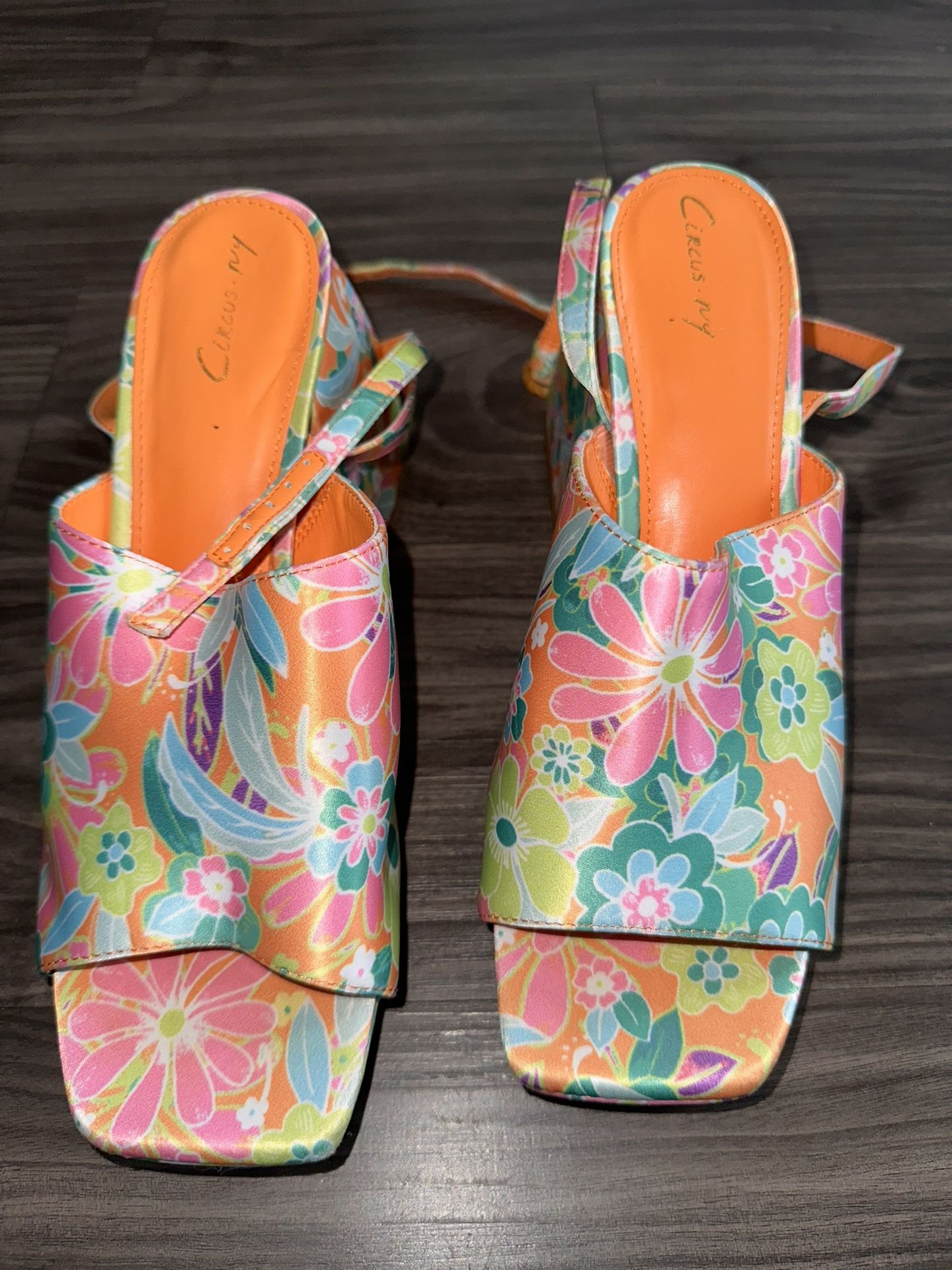 Colorful Chunky Heels