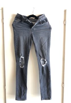 721 Levi’s black wash high rise skinny jean