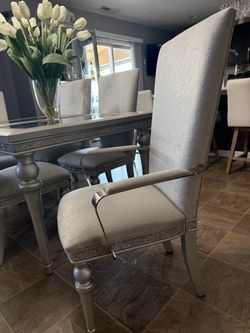 Dining table set of 6 chairs