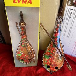 17 Inch Greek Crete Pentozalis Lyra Musical Box Imported From Greece 