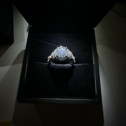 Moissanite Diamond 2 ct. Engagement Ring Size 5.5