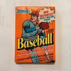 Donruss * 1990 Baseball Puzzle & Trading Cards For Sale 