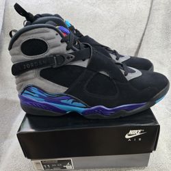 Jordan 8 Retro Aqua 2025 Size 11 