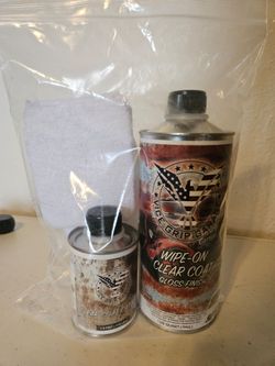 Wipe-on clear coat kit Poppy's Patina / VGG