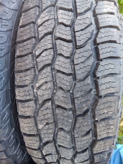 265 70 17" 99% New  Mounted On 5.112 MM Bolt Pattern  Came Off Mercedes SUV Tires  Cost $900