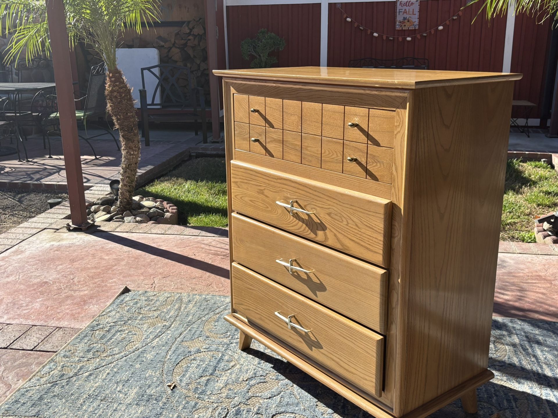 Mid Century Modern Tall Dresser by L.A. Period c.1950’s