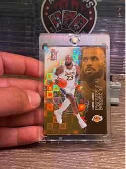 Topps 2025-26 Signature Class Yellow Pandora LeBron James Lakers Color Match