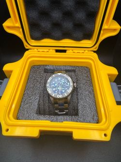 Invicta Pro Diver 35764 Abalone CEO Lot SIGNED Dive Case Automatic Gunmetal NEW