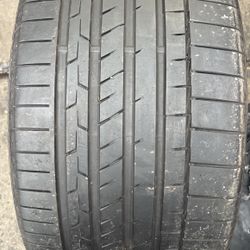 325/35/22 Continental Sport Contact 6 , One Tire Available With 90% Of Life Left