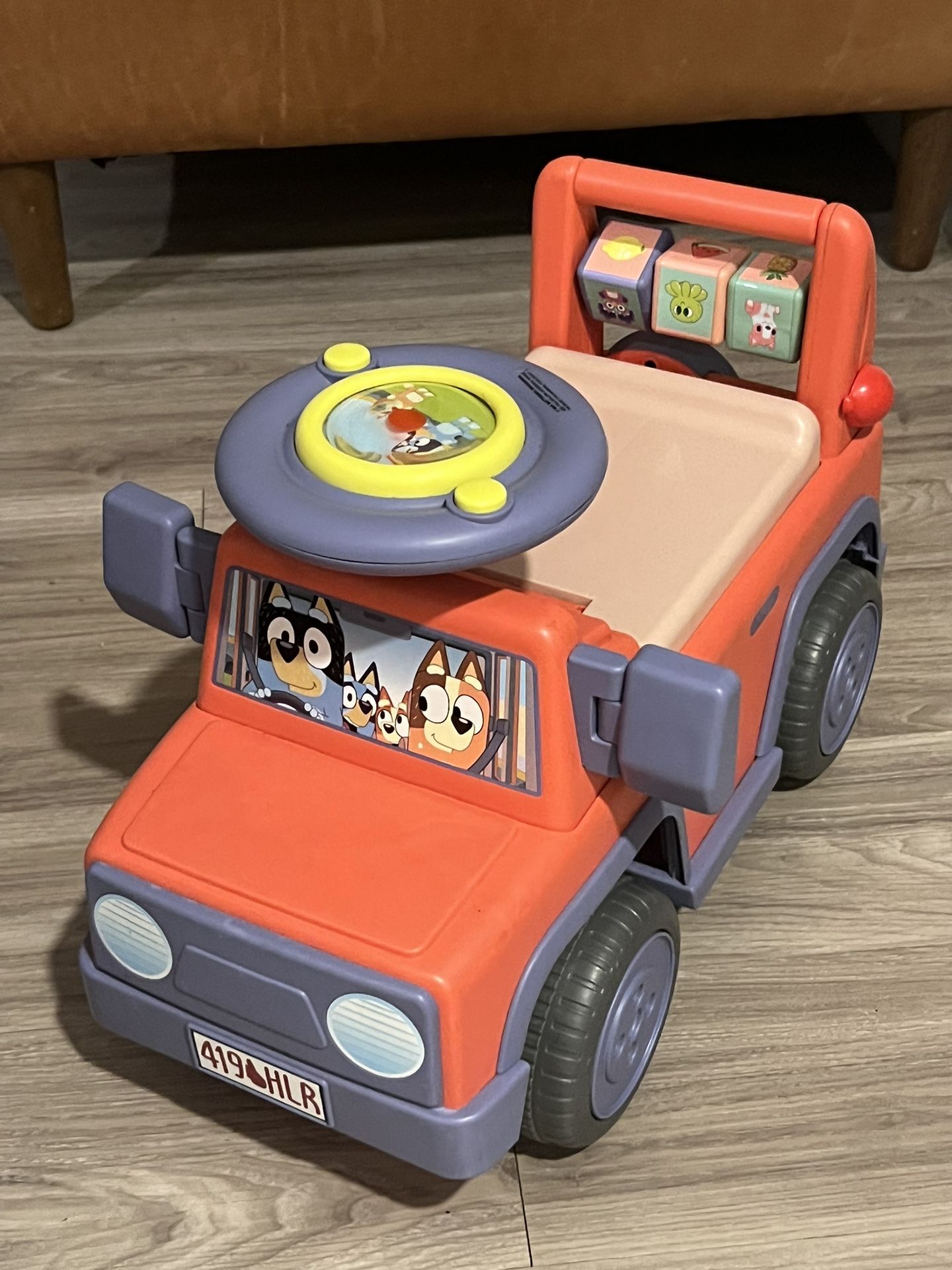 Toddler Bluey Car 